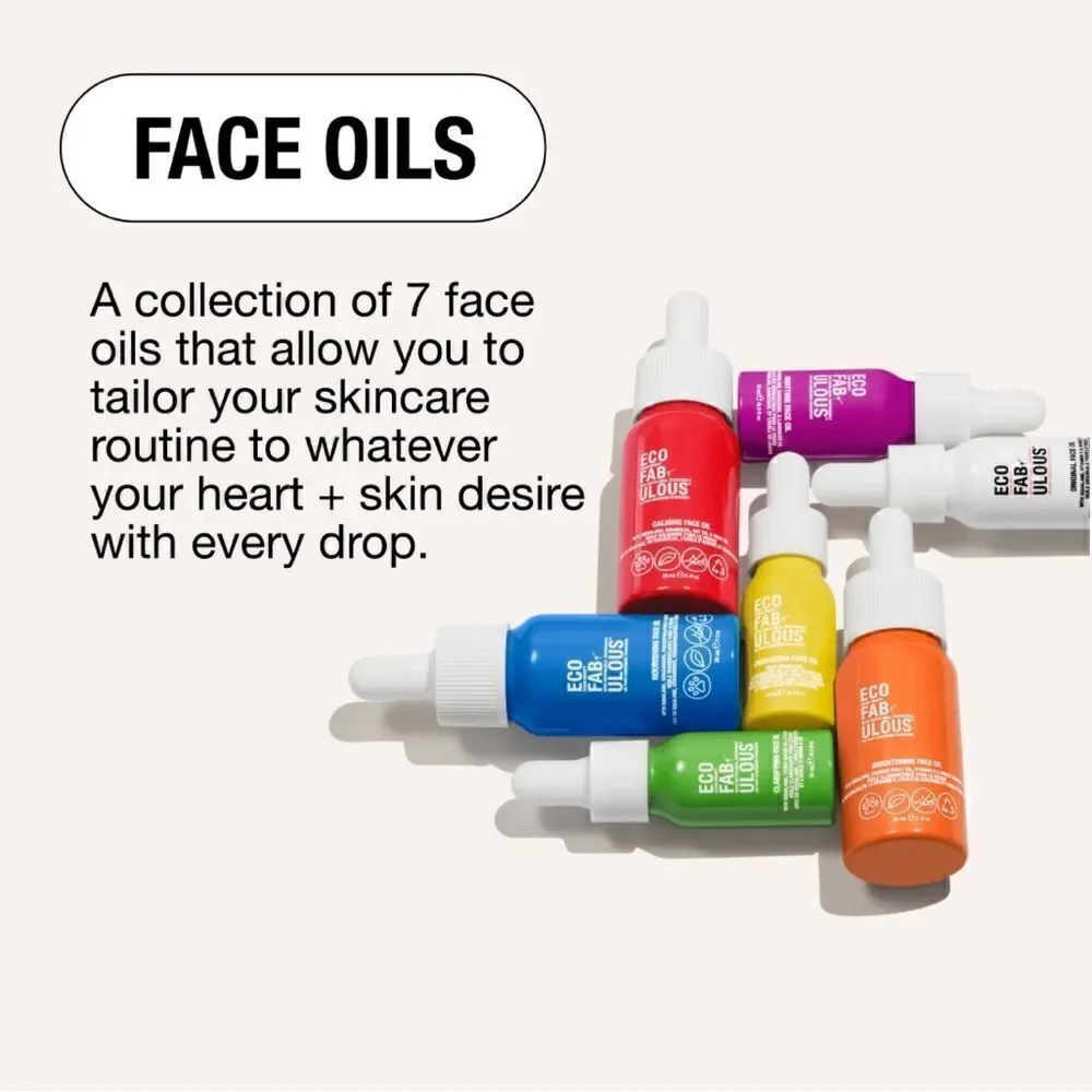 Eco fabalous nip nib 7x .10ml bottles the problem solver face oil skincare